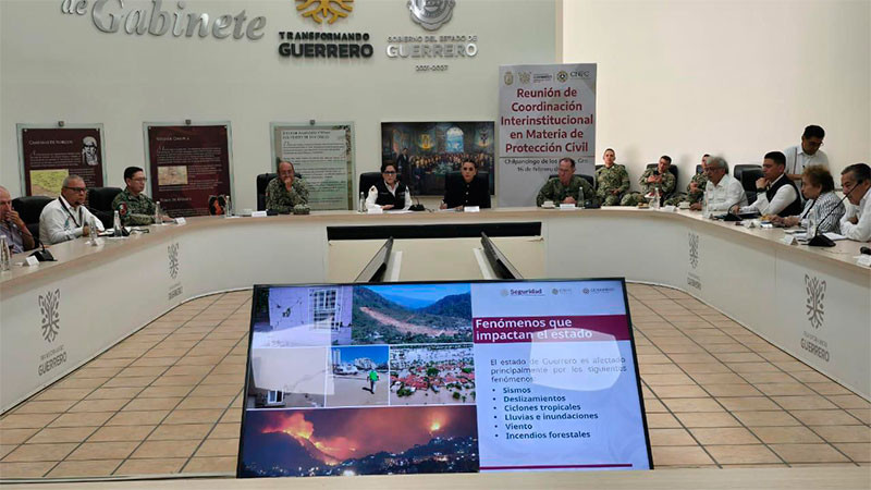 Se reúnen la titular de la CNPC y la gobernadora de Guerrero para reforzar la gestión integral de riesgos en la entidad